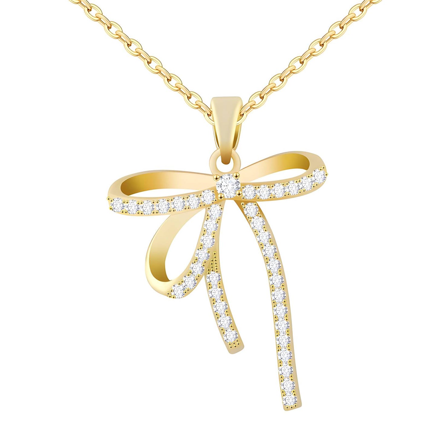 Heartbeat Pulse Necklace | 18K Gold Plated Stainless Steel | CZ Sparkle & Heart Charm