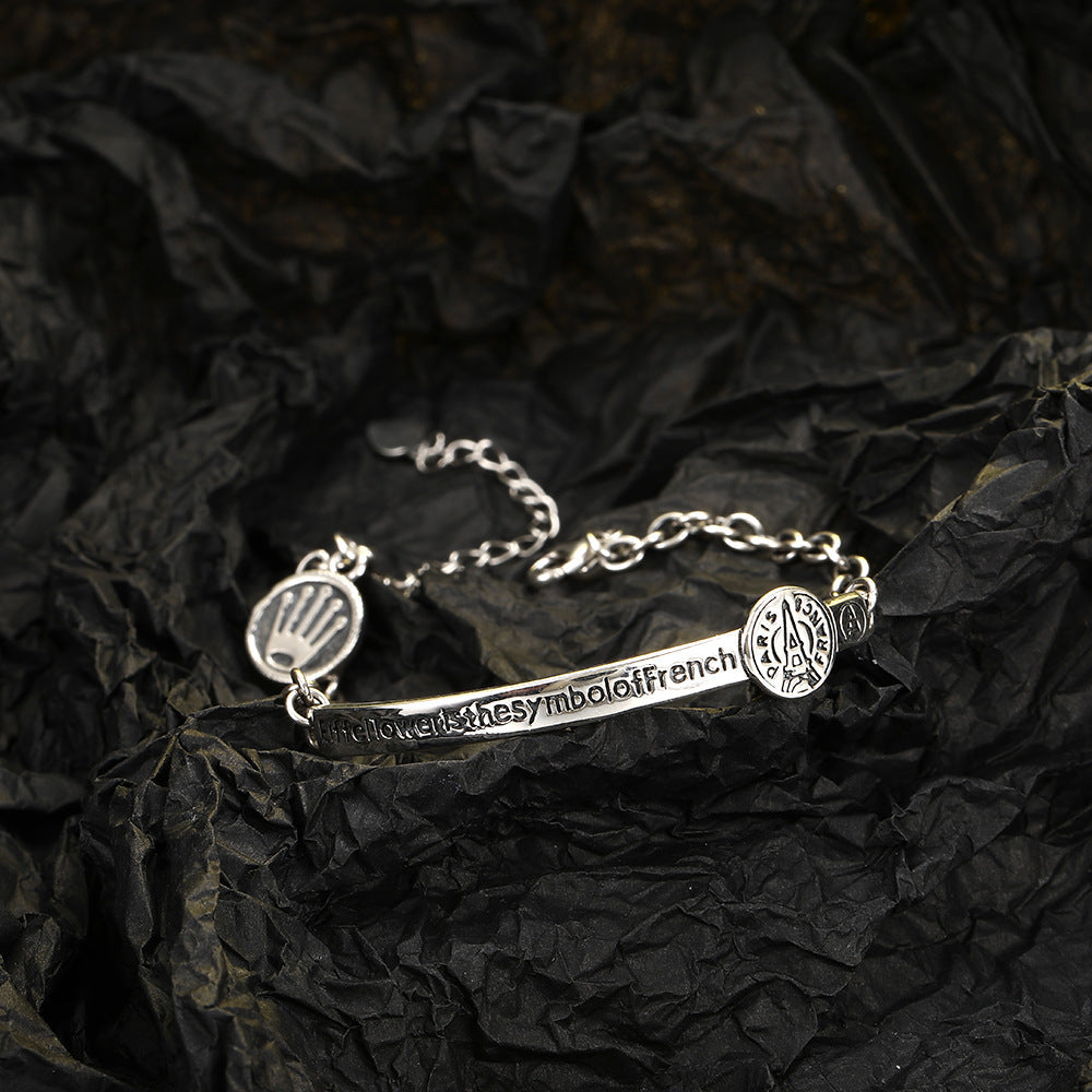 Simple Style Letter Sterling Silver Women's Anklet - Elegant & Trendy