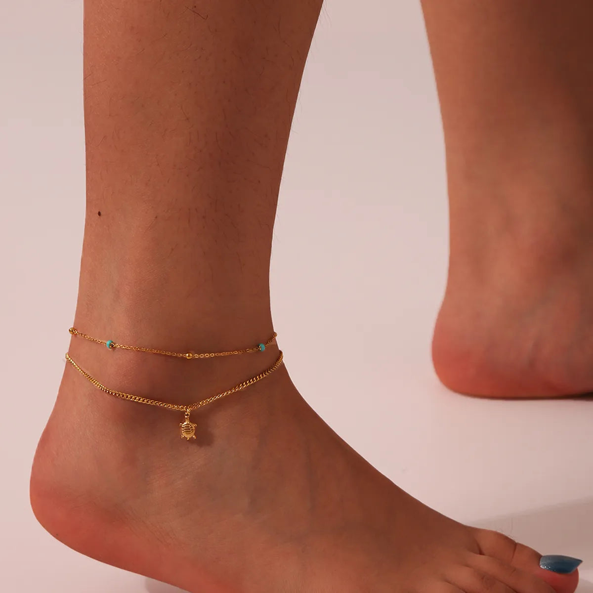 Hawaiian Tortoise 304 Stainless Steel Anklet for Women – IG Style Beach Vibes