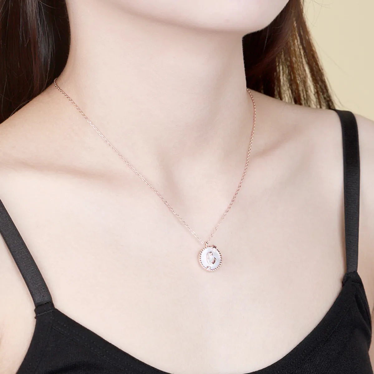 925 Sterling Silver Letter Pendant Necklace – Personalized Charm