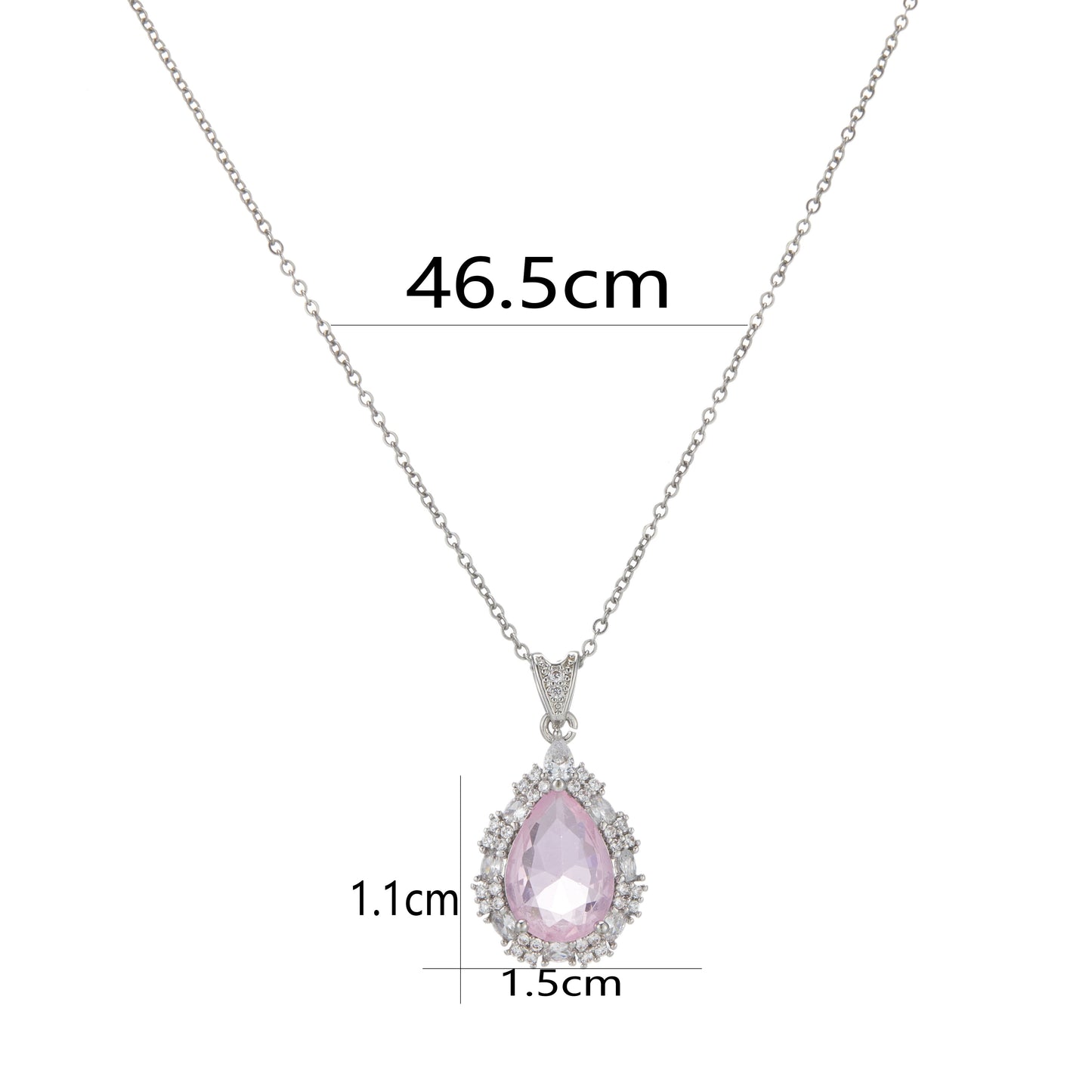 Casual Punk Square Water Droplets Zircon Inlay 18K Gold Plated Jewelry Set