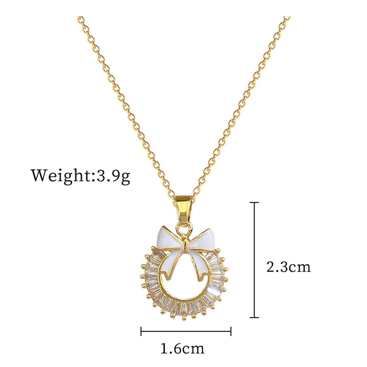 Vintage Style Bow Knot Titanium Steel Jewelry Set with Artificial Gemstones - Gold Plated