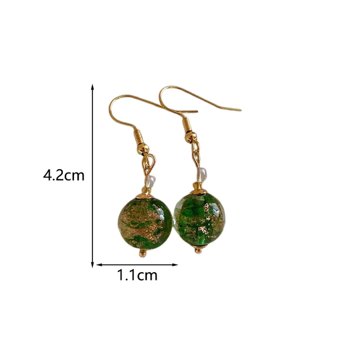 Retro Glass Bead Jewelry Set – Colorful Alloy Charm Design | Dariya Jewelry