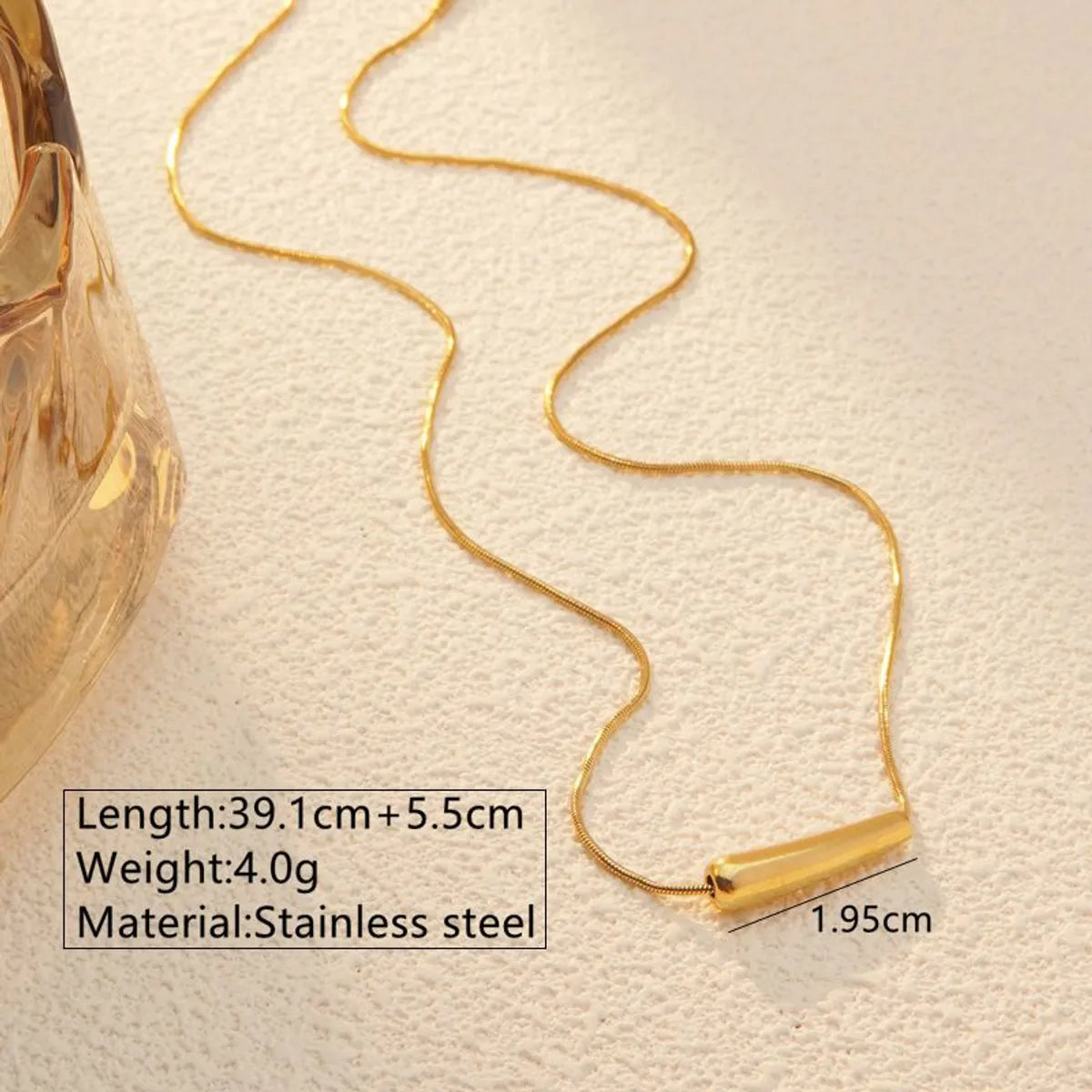 Elegant Water Droplet 18K Gold Plated Stainless Steel Jewelry Set – Dariya Jewelry