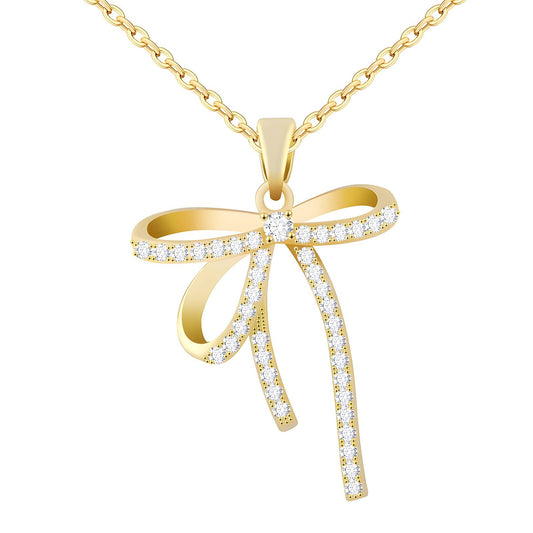 Heartbeat Pulse Necklace | 18K Gold Plated Stainless Steel | CZ Sparkle & Heart Charm